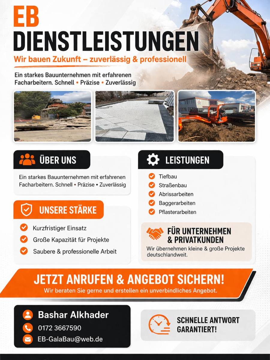 Aktuelles Bauprojekt – Pflasterarbeiten in Ausführung